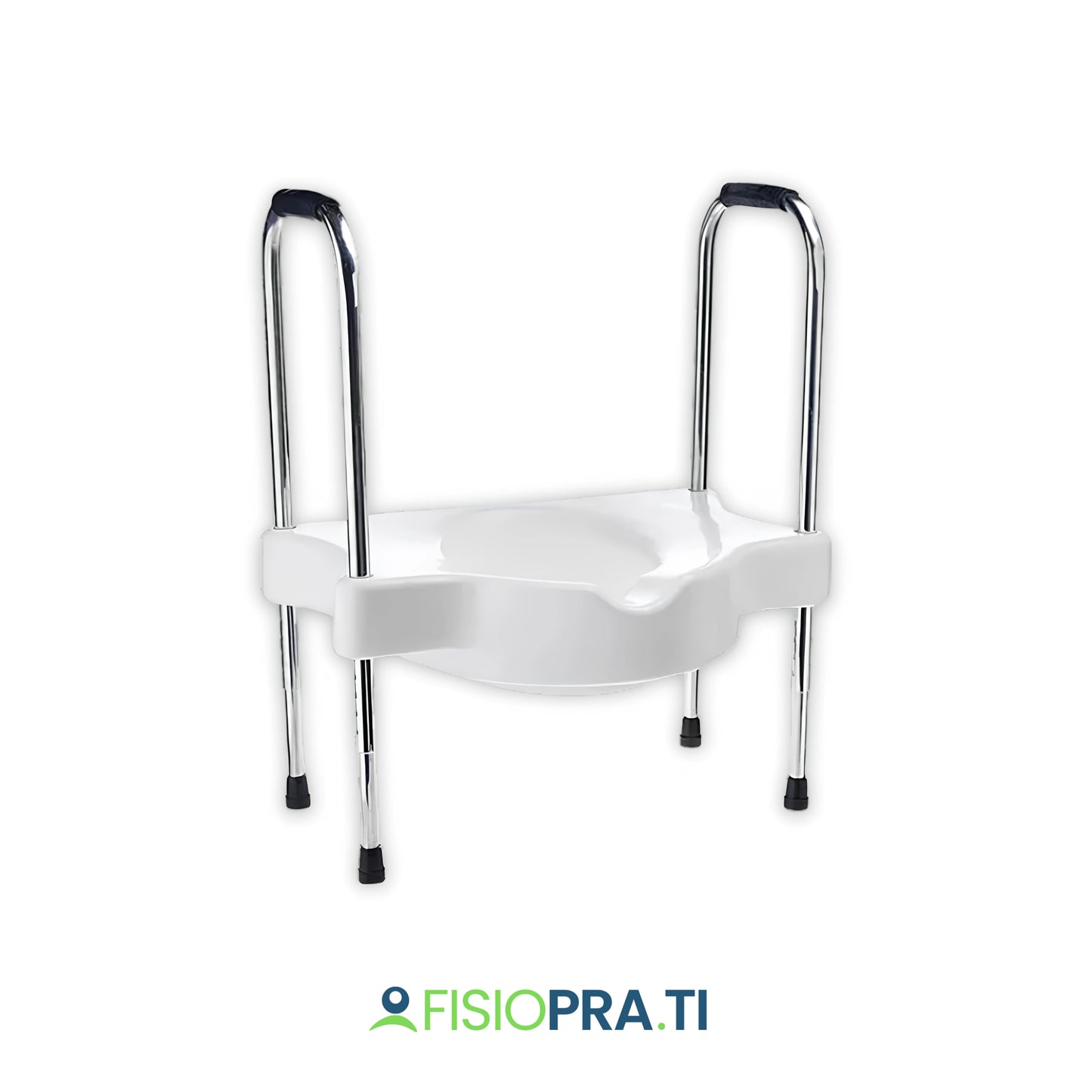 Assento Elevado Sanitário (Sit V) com Alças Reguláveis FISIOPRATI